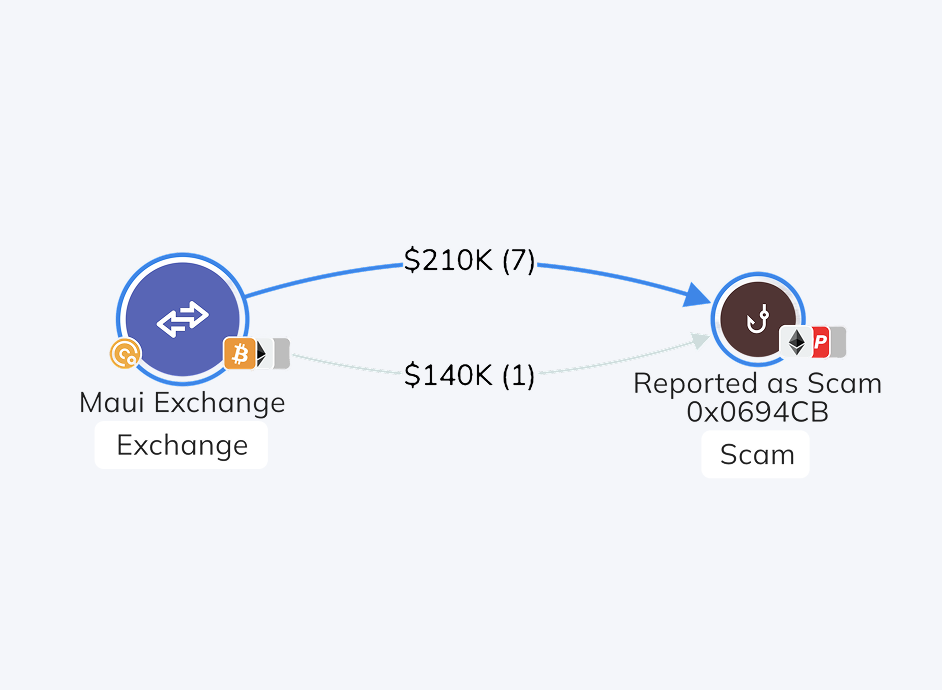 Transaction graph visualization
